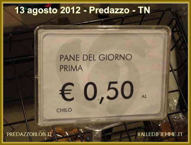 predazzo pane del giorno prima foto pane vecchio predazzo blog Crisi economica in Italia, parte da Predazzo la vendita del Pane del Giorno Prima 