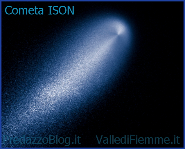 cometa ison 25 aprile eclissi parziale di luna mentre spunta la cometa ISON 