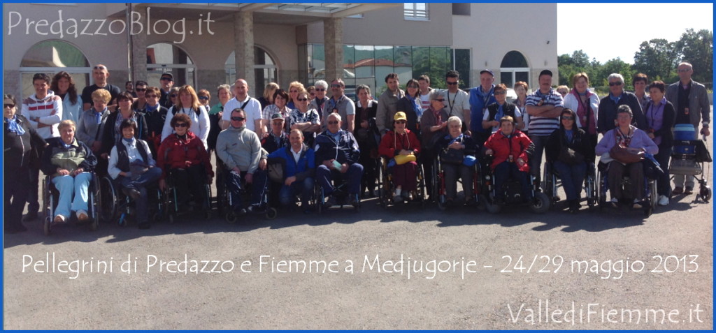 foto di gruppo a medjugorie 2013 predazzo blog 1024x477 Da Predazzo a Medjugorie in bicicletta