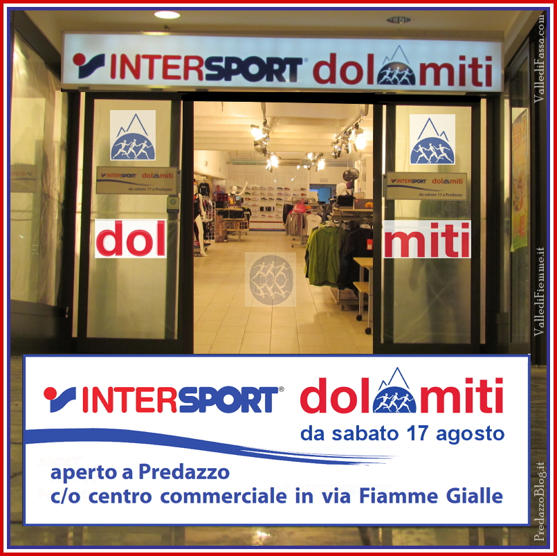 inter sport dolomiti predazzo nuovo negozio Predazzo, nuova apertura Inter Sport Dolomiti 