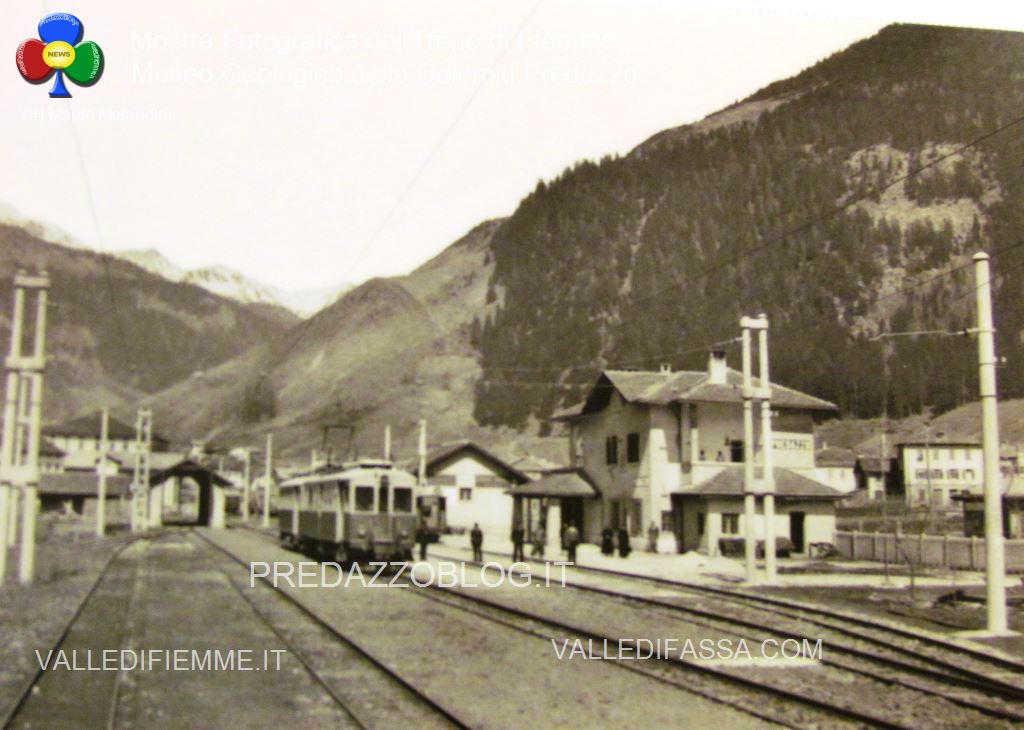 predazzo mostra fotografica del treno di fiemme predazzoblog93  Centanni fa arrivava a Predazzo il primo treno passeggeri