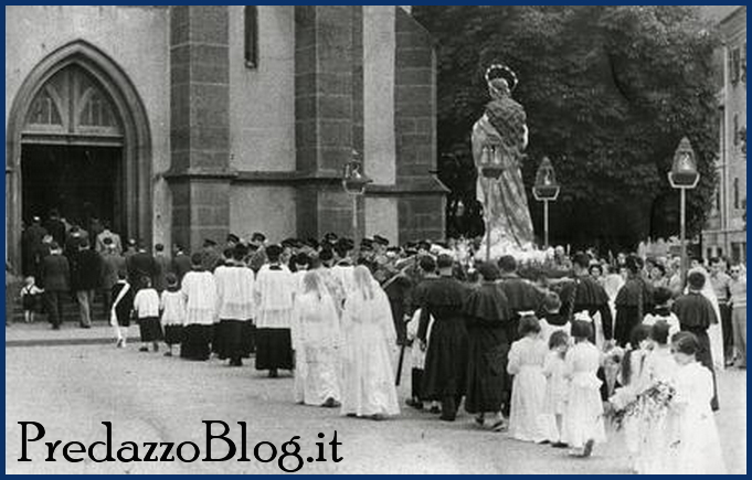 predazzo processione madonna Predazzo avvisi della Parrocchia 6 13 ottobre