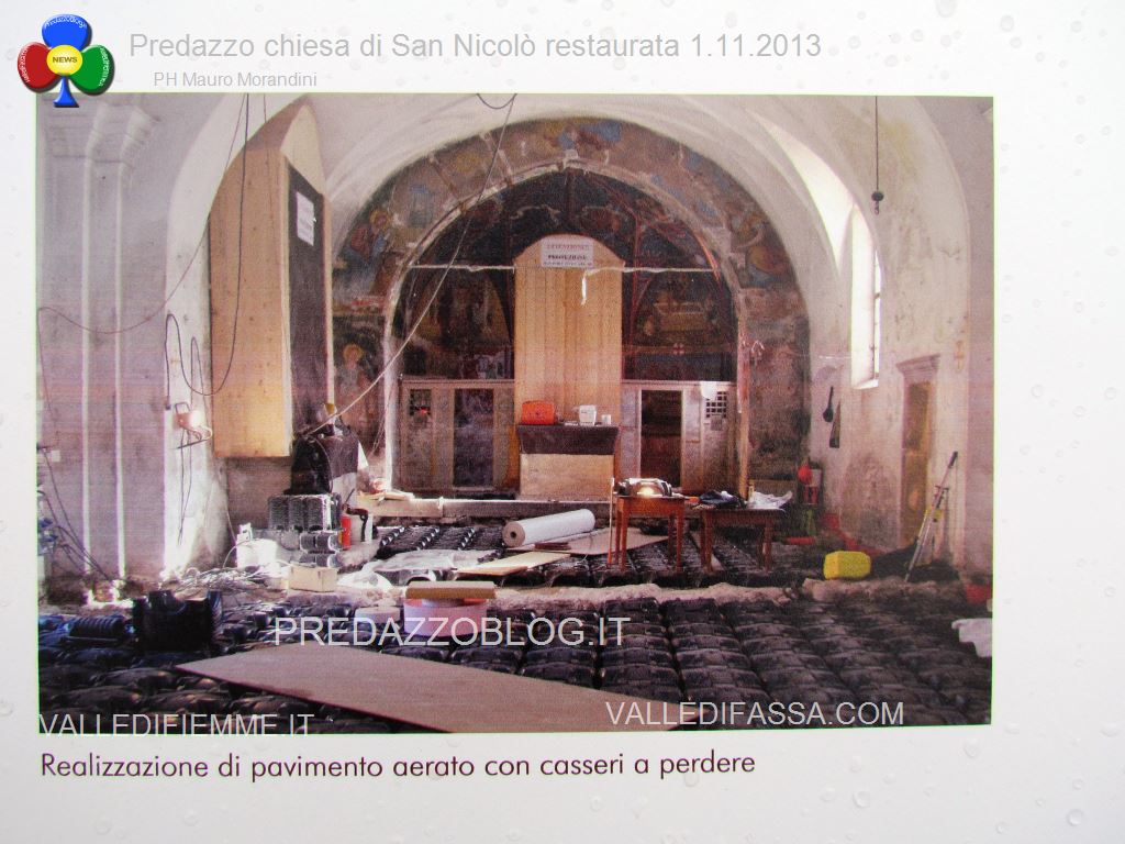 Predazzo chiesa di san Nicolò al cimitero restaurata 2013 ph mauro morandini12 Predazzo, inaugurazione di fine lavori della Chiesa di San Nicolò