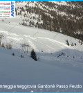 valanga danneggia seggiovia gardonè passo feudo 20.2.14 ski center latemar predazzo