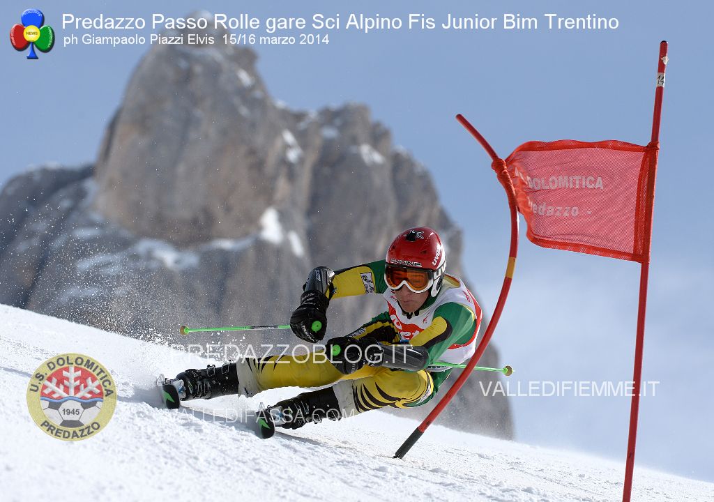 Predazzo Passo Rolle gare Sci Alpino Fis Junior Bim Trentino us dolomitica ph elvis7 Us. Dolomitica Predazzo, marzo il mese della raccolta dei frutti sportivi invernali