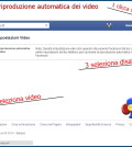 come togliere la riproduzione automatica dei video su facebook