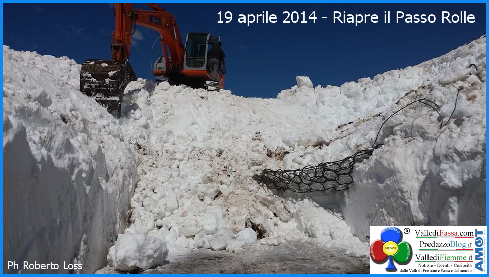 riapre passo rolle 18 aprile 2014 predazzp blog 2 Riaperto il Passo Rolle dopo 73 giorni di chiusura per neve