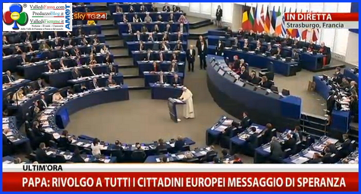 papa francesco a strasburgo discorso integrale Discorso integrale di Papa Francesco al Parlamento Europeo