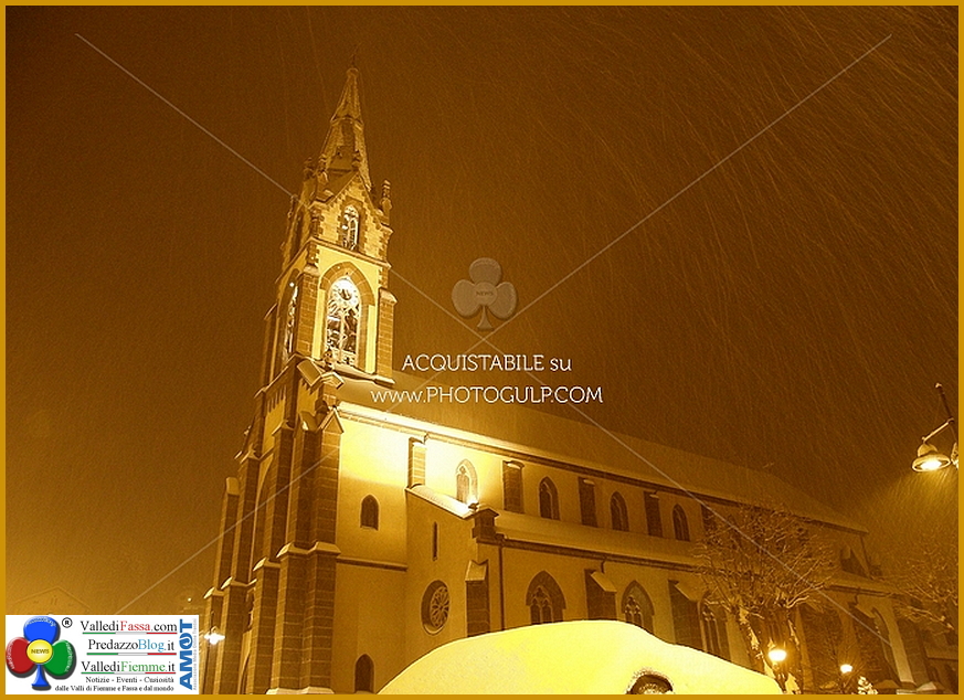 predazzo neve chiesa Predazzo, avvisi della Parrocchia 4/11 gennaio 2015