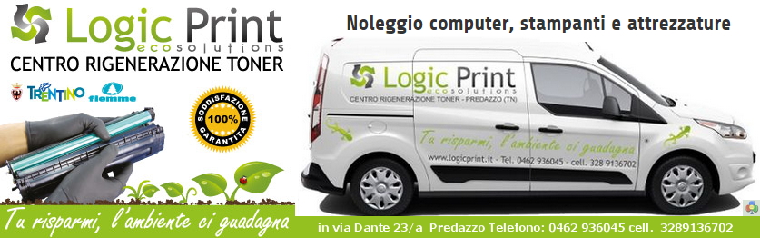 logic print predazzo bannerone Logic Print, il centro di rigenerazione toner di Predazzo