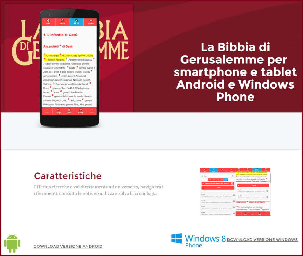 L App Gratis Della Bibbia Di Gerusalemme Anche In File Audio Mp3 Predazzoblog