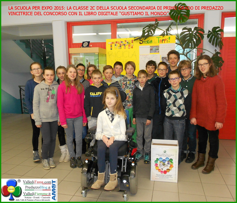 scuola per expo 2015 predazzo Gli studenti di Predazzo vincono il concorso La Scuola per EXPO 2015