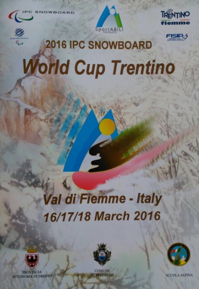 world cup trentino 2016 ipc snowboard Coppa del Mondo di snowboard per disabili in Val di Fiemme