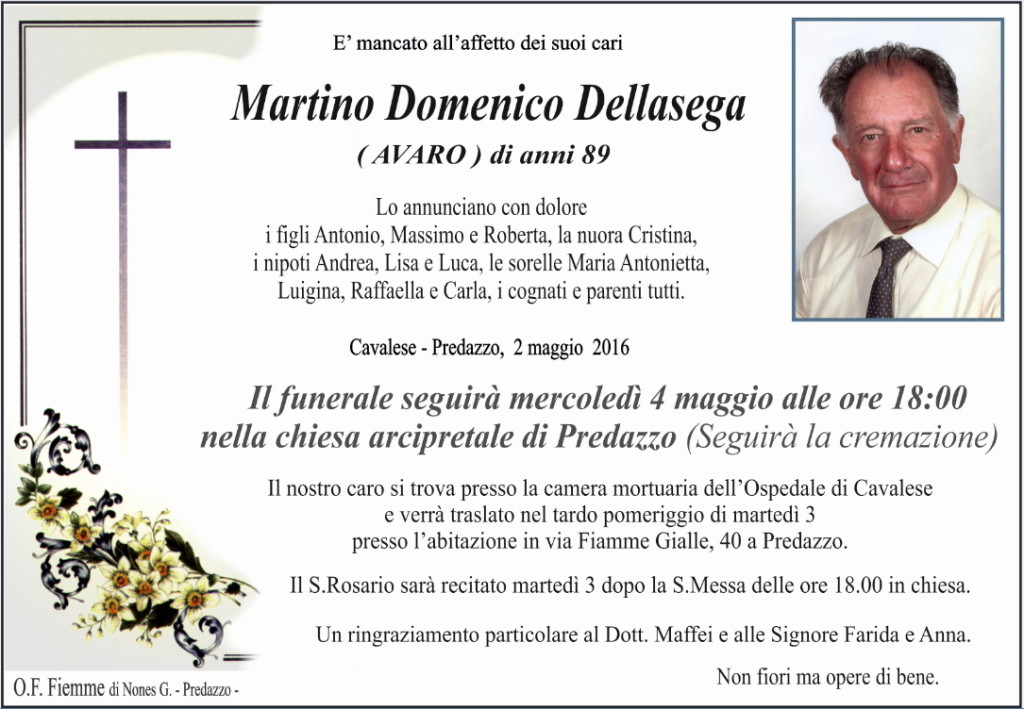 martino domenico dellasega 1024x709 Necrologio, Martino Domenico Dellasega (avaro)