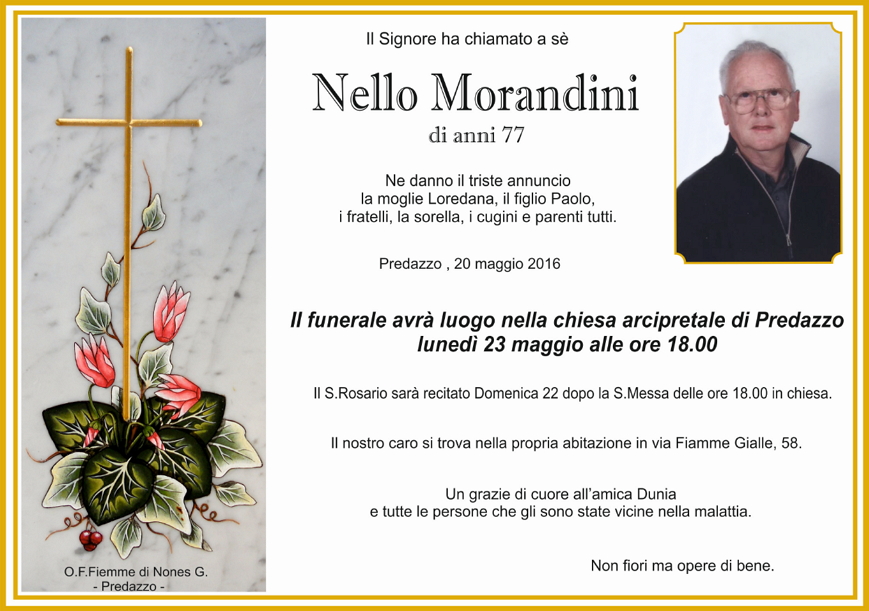 morandini nello Necrologio, Nello Morandini (capòcia)