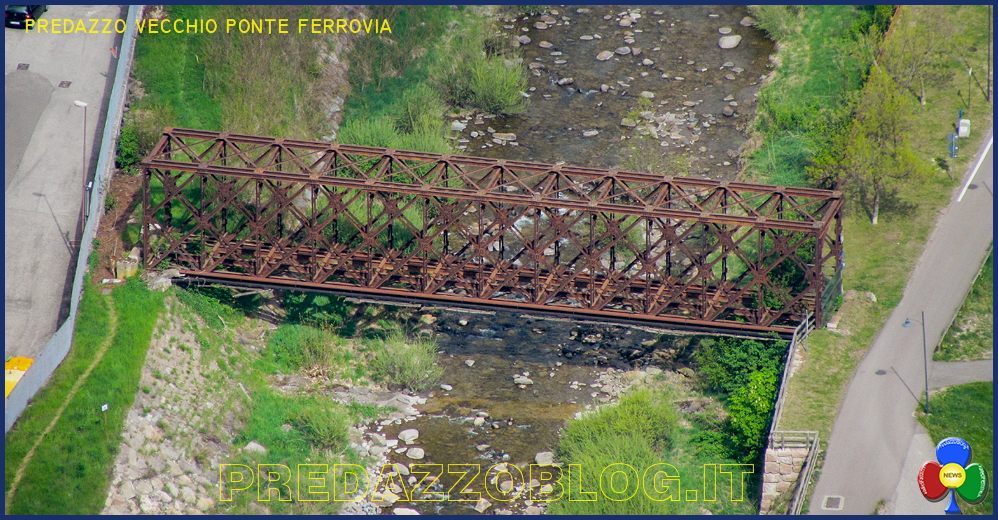 predazzo vecchio ponte ferrovia Il tracciato della ciclabile che attraverserà Predazzo