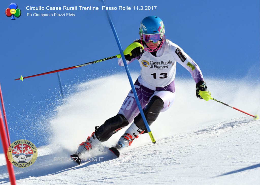 gare sci alpino passo rolle 2017 circuito casse rurali trentine5 Sci Alpino a Passo Rolle, risultati Circuito Casse Rurali Trentine