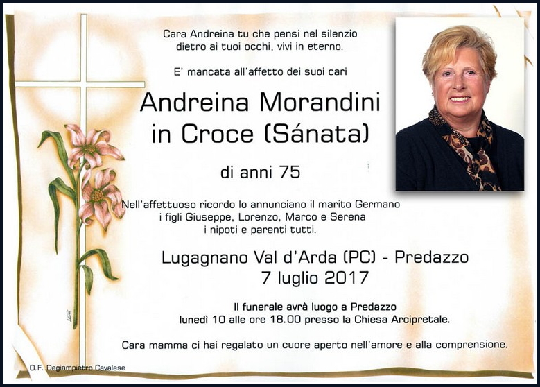 andreina morandini zanata Avvisi Parrocchia 9/16 luglio   Fratel Biagio Conte in Val di Fassa
