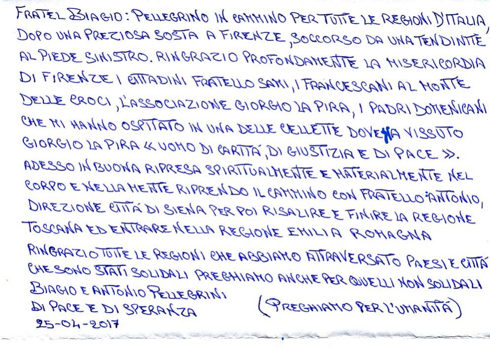 fratel biagio lettera Avvisi Parrocchia 9/16 luglio   Fratel Biagio Conte in Val di Fassa