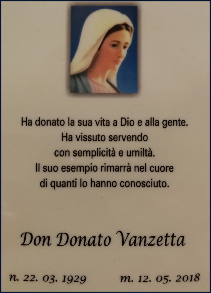 don donato vanzetta ricordo1 737x1024 Addio a don Donato Vanzetta 