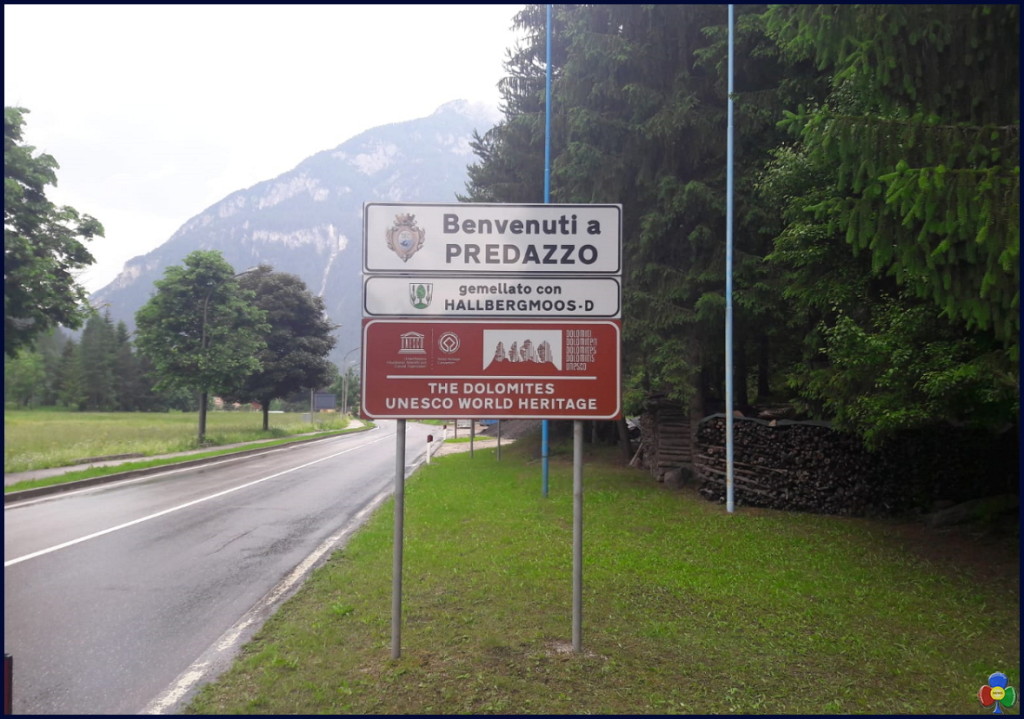 predazzo dolomiti unesco cartello stradale 1024x719 Dolomiti UNESCO, i Sostenitori si incontrano a Predazzo