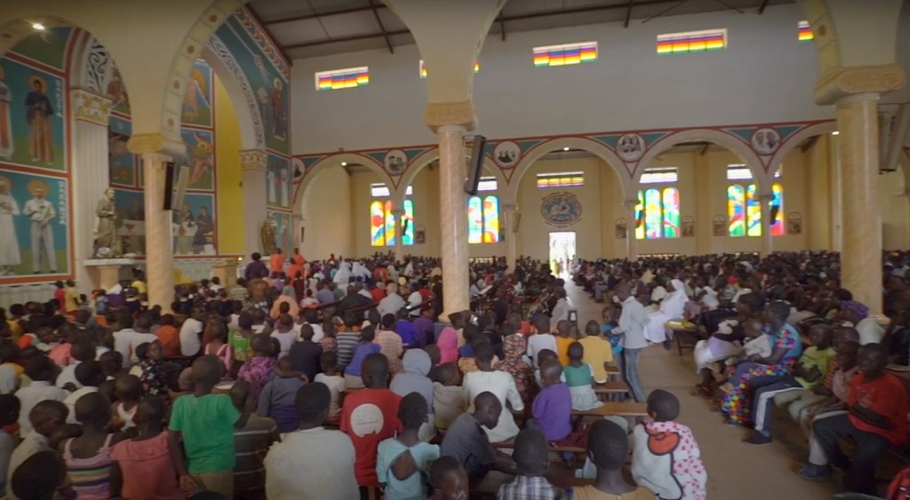 elio croce chiesa gulu uganda 1024x563 Fratel Elio Croce di Moena muore di coronavirus in Uganda 