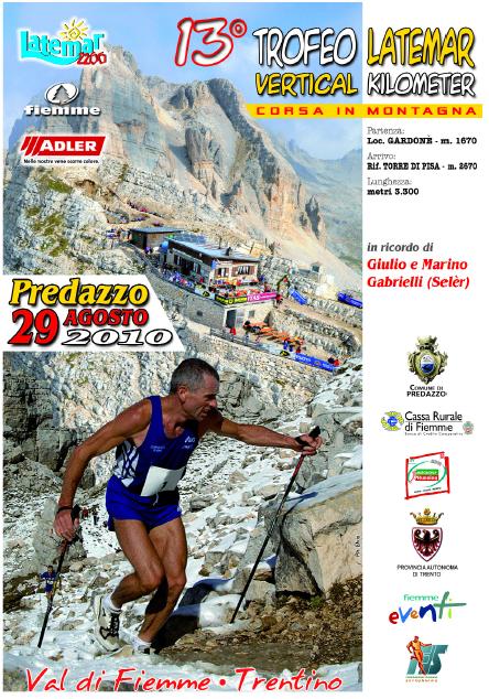 vertical kilometer Predazzo, 13 Trofeo Latemar Vertical Kilometer
