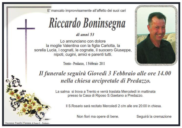Riccardo boninsegna Predazzo necrologi: Riccardo Boninsegna, Romiro Giacomelli, Giovanni Gabrielli