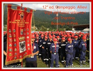 campeggio allievi vigili del fuoco trentino 2012 pine 300x230 Anche i ragazzi di Predazzo al 12° Campeggio Provinciale Allievi Vigili del Fuoco Volontari a Baselga di Pinè