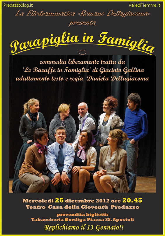 filodrammatica predazzo parapiglia in famiglia predazzo blog Parapiglia in Famiglia con la Filodrammatica di Predazzo