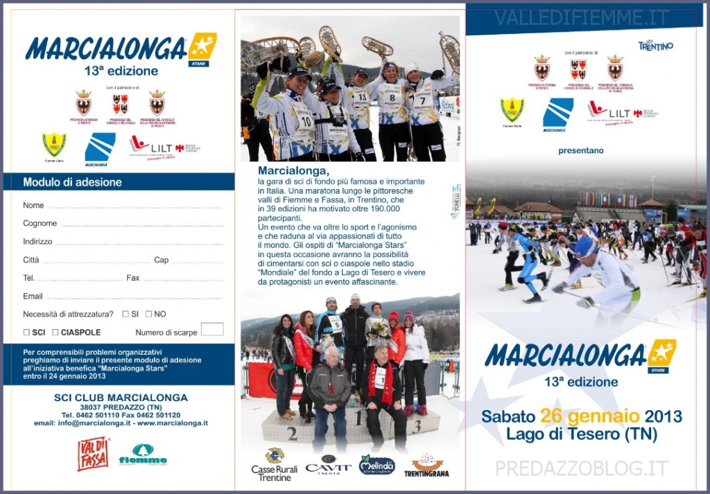 marcialonga stars est 2013 1024x713 Fiemme Nordic Walking alla Marcialonga Stars con il Winter N.W.