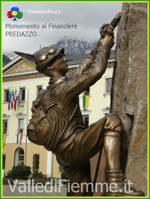 monumanto al finanziere predazzo fiemme 18   19 maggio Primo Incontro Nazionale di chi ama la Scuola Alpina Guardia di Finanza di Predazzo