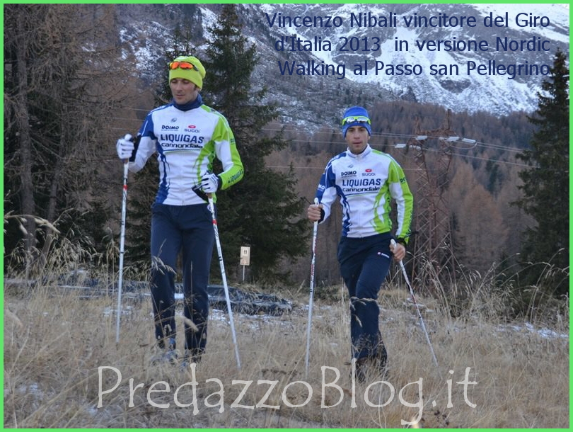 vincenzo nibali maglia rosa giro italia 2013 nordic walking