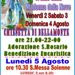 madonna della neve bellamonte predazzo 150x150 Predazzo, avvisi della Parrocchia dal 3 al 10 agosto