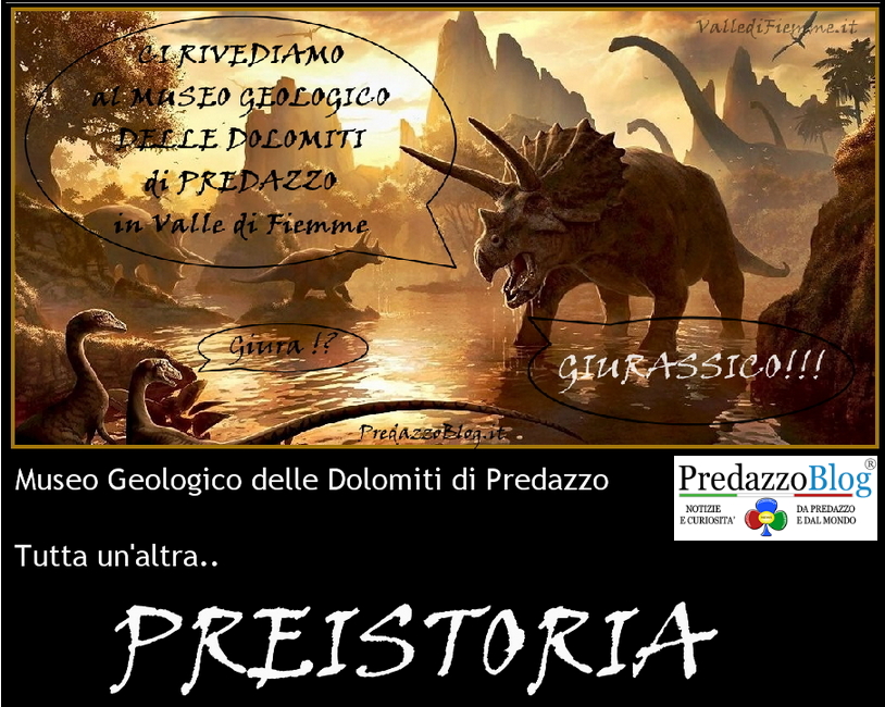 museo geologico delle dolomiti predazzo preistoria dinosauri fossili predazzoblog Si inaugura la stagione estiva al Museo Geologico delle Dolomiti a Predazzo