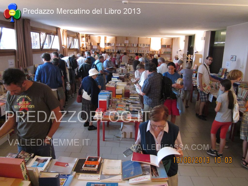 biblioteca predazzo mercatino del libro 2013 predazzoblog2 Biblioteca di Predazzo, relazione delle attività 2016