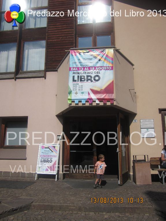 biblioteca predazzo mercatino del libro 2013 predazzoblog6 Biblioteca di Predazzo, relazione delle attività 2016
