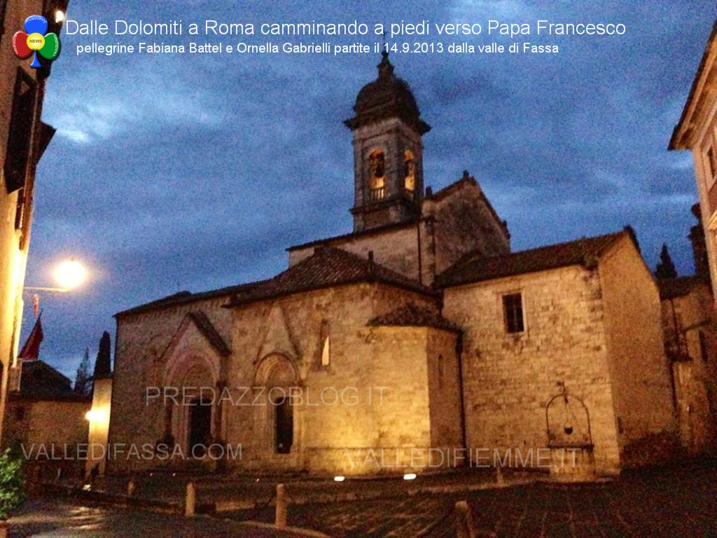 a roma a piedi da fassa predazzo blog1 In cammino a piedi dalle Dolomiti di Fassa fino a Roma da Papa Francesco