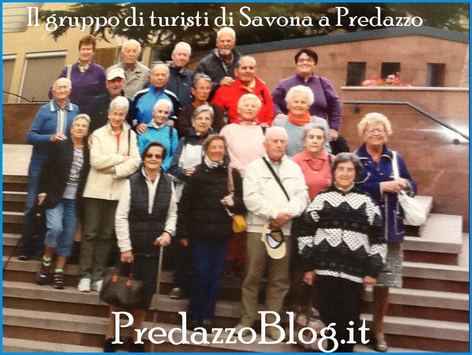 turisti savona a predazzo Predazzo, i turisti di Savona ringraziano