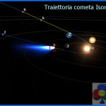 cometa ison traiettoria 150x150 25 aprile eclissi parziale di luna mentre spunta la cometa ISON 
