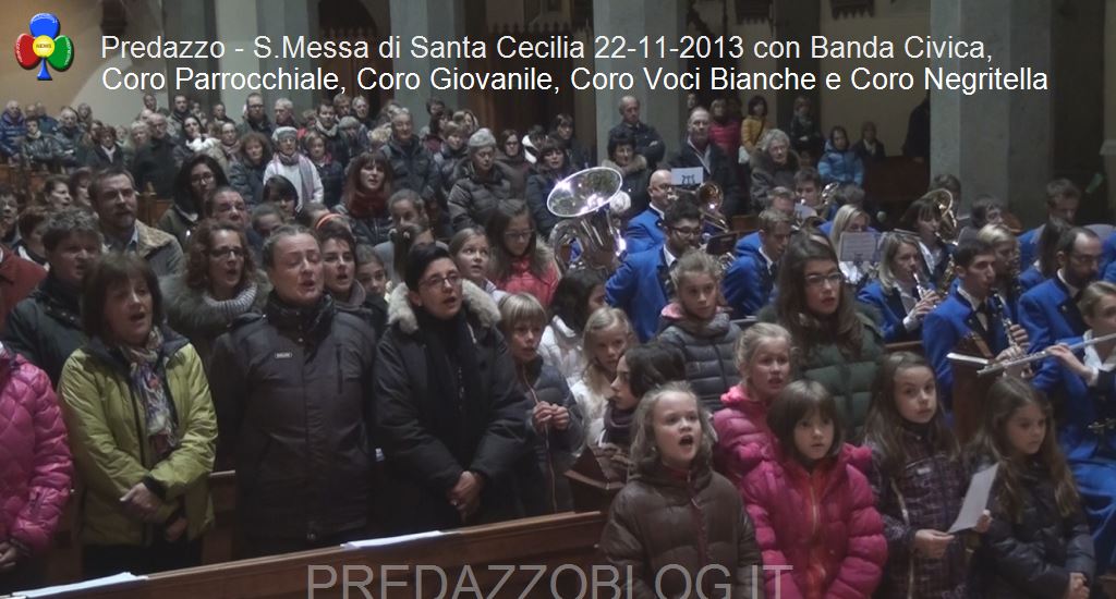 predazzo concerto santa cecilia 2013 banda civica e cori6 Predazzo, avvisi della Parrocchia dal 16/23 novembre