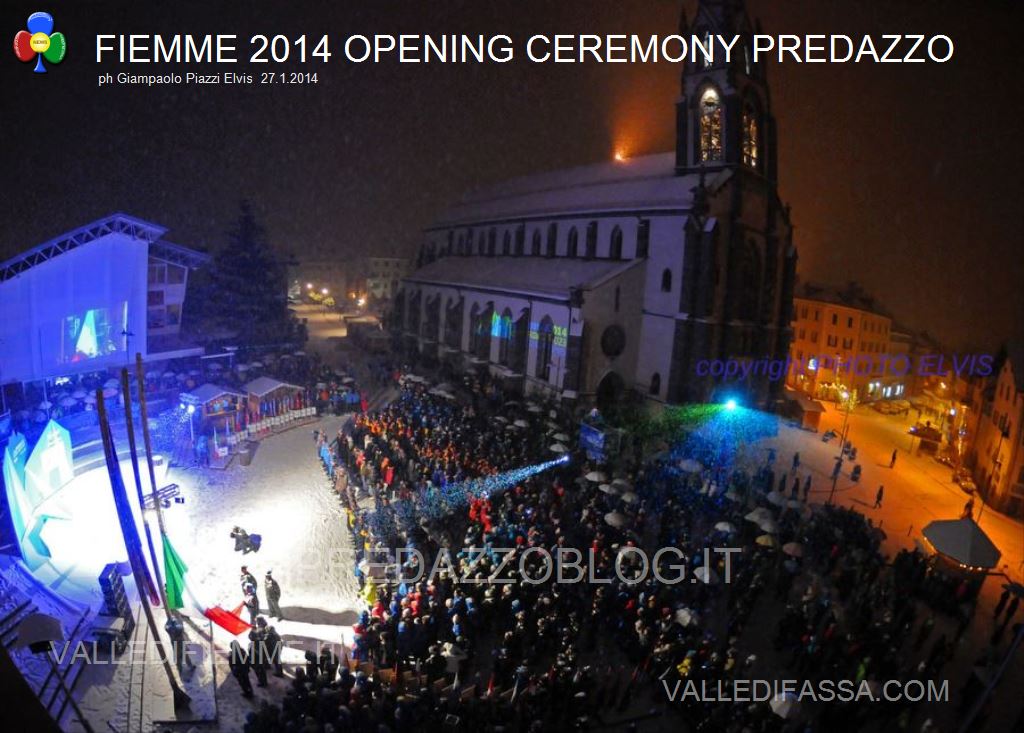 cerimonia apertura mondiali jr fiemme 2014 predazzo open cerimony410 La mission di Bruno Felicetti: Con i giovani verso i nuovi Mondiali