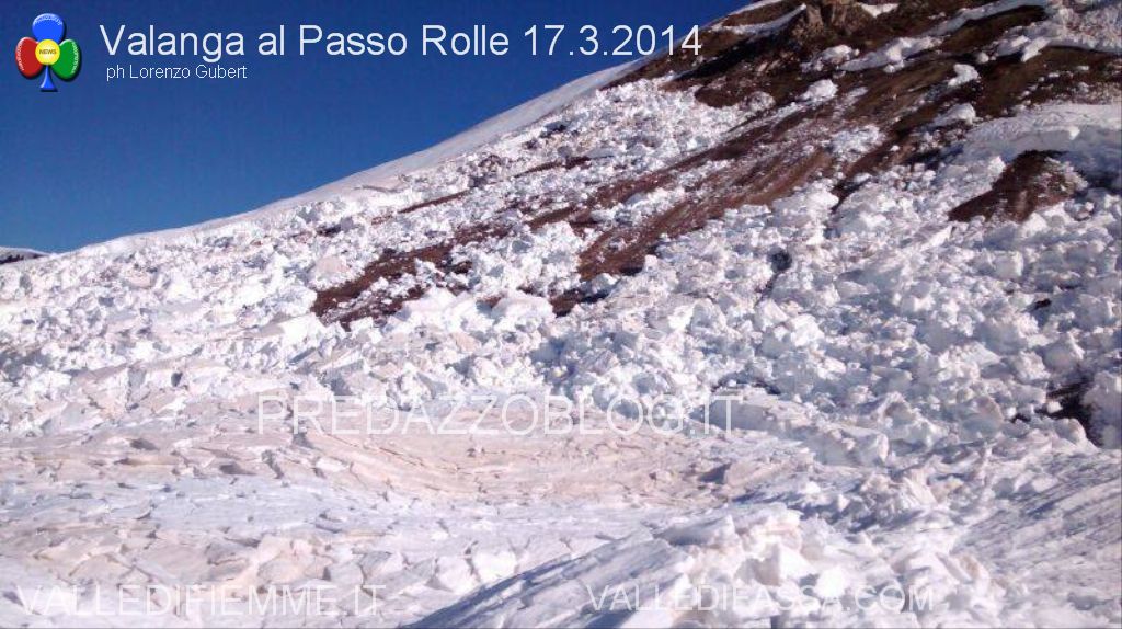 valanga al passo rolle 17.3.2014 predazzoblog.it3  Passo Rolle, operazione dinamite fallita! Apertura strada a singhiozzo