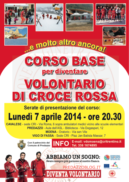 LOC CriCrs Croce Rossa: al via il Corso. Per partecipare bastano 14 anni.