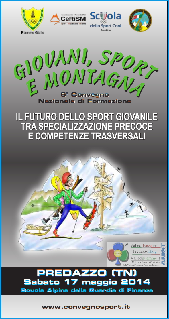 giovani sport e montagna predazzo 2014 6° Convegno Nazionale Giovani, Sport e Montagna a Predazzo