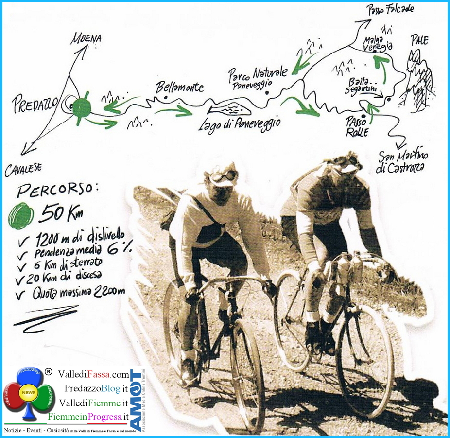 Alpina Dolomiti Bike Vintage 2014 fiemme predazzo Alpina Dolomiti Bike Vintage 2014 per Gino Bartali