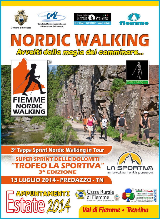 nordic walking estate 2014 predazzo 3° Trofeo La Sportiva Nordic Walking a Predazzo