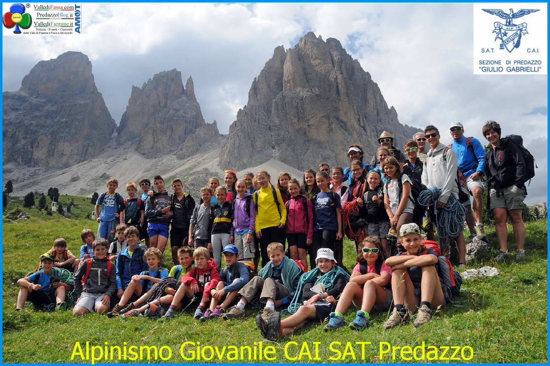 alpinismo giovanile cai sat predazzo Corso di Alpinismo Giovanile con il Cai Sat di Predazzo