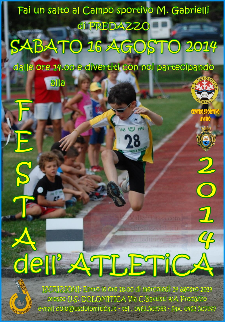 festa atletica agosto 2014 predazzo dolomitica Atletica, Bike, Nuoto e Vertical Km, agosto sportivo con la Dolomitica di Predazzo