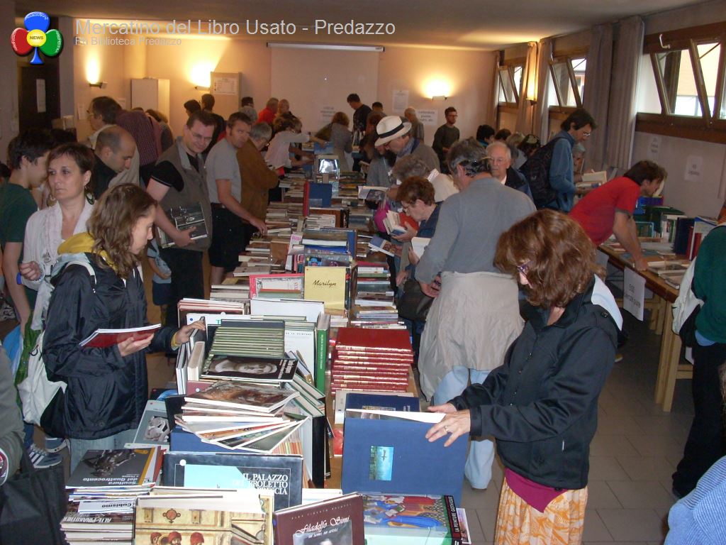 mercatino libro usato biblioteca predazzo3 Biblioteca di Predazzo, relazione delle attività 2016